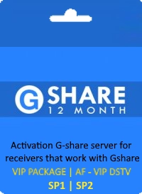 Abonnement-G-share server- vip_backage subscription- AF_vip -SP1 europ