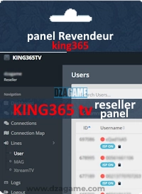 panel Revendeur king365 iptv, king365 reseller panel