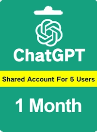 ChatGPT Plus shared account by 5 people