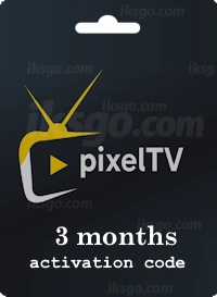 PixelTV 3-months activation code
